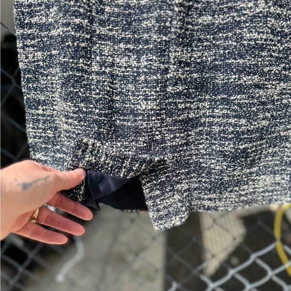 Banana Republic Navy & White Tweed Sheath Dress - Picture 5 of 5